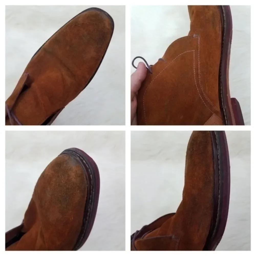 Ted Baker Mens‎ Oxfords 16 Azzlan Suede Brown Tan